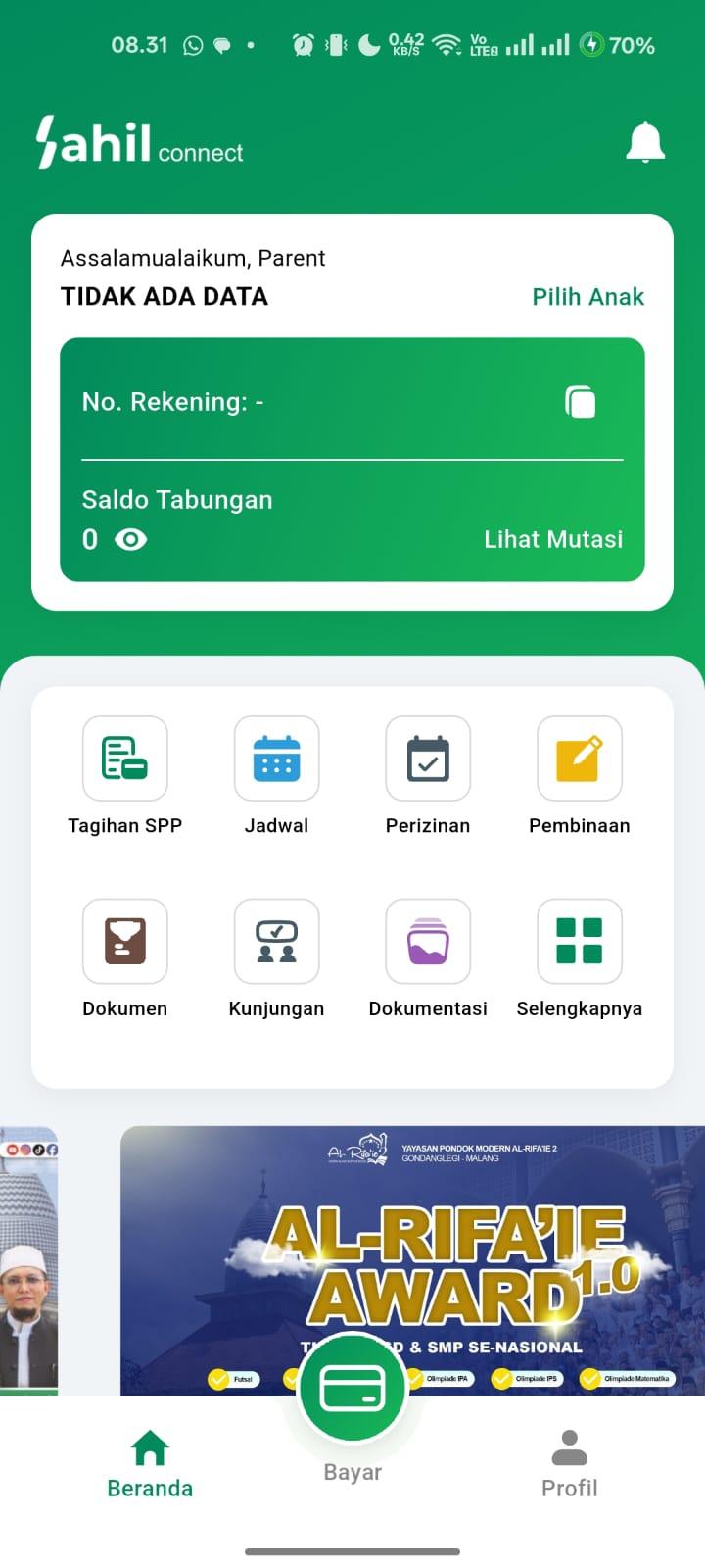 Sahil App Dashboard